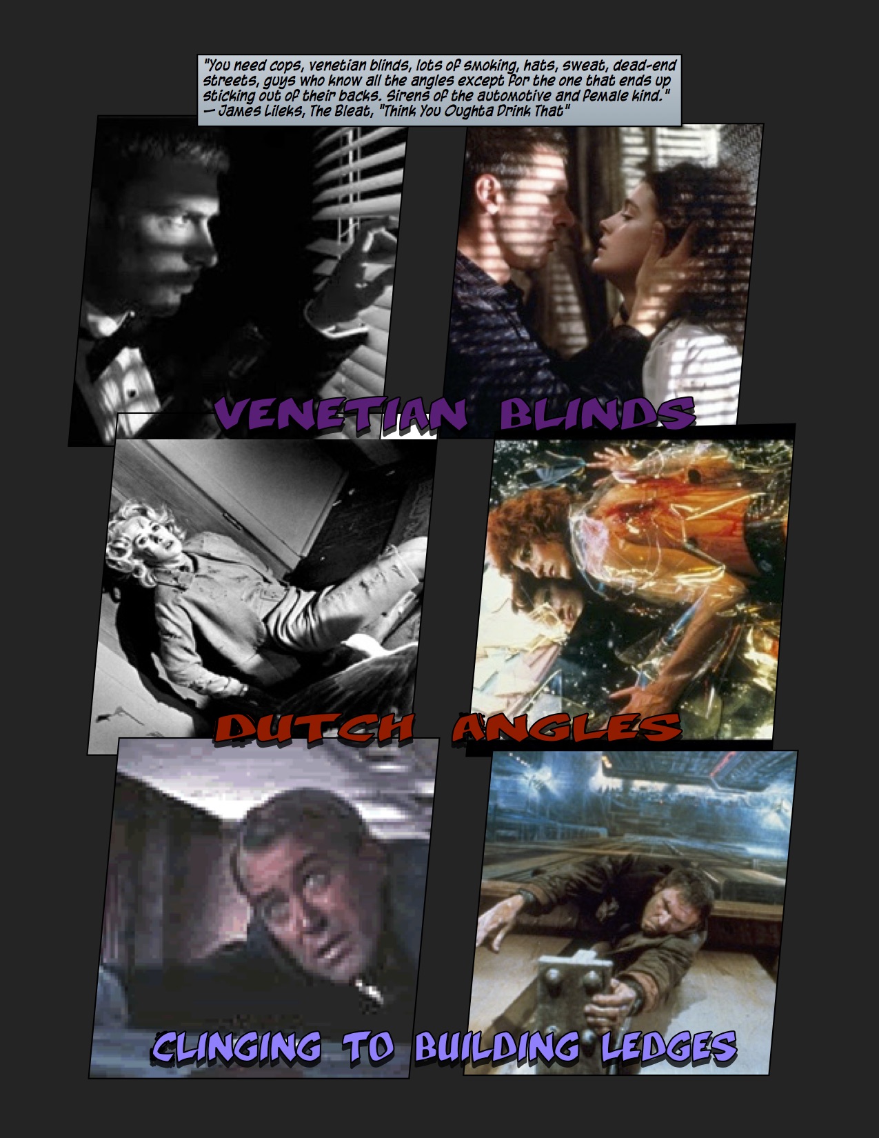 Blade Runner Infographic Layout with text (p. 2) Blade Runner Infographic Layout with text (p. 2)